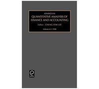 Advances In Quantitative Analysis Of Finance And Accounting