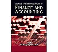 Advances in Quantitative Analysis of Finance and Accounting, Advances in Quantitative Analysis of Finance and Accounting