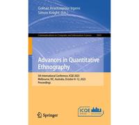 Advances In Quantitative Ethnography