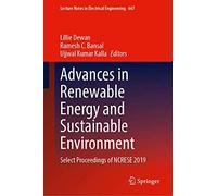 Advances In Renewable Energy And Sustainable Environment