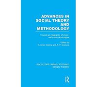 Advances In Social Theory And Methodology (Rle Social Theory)