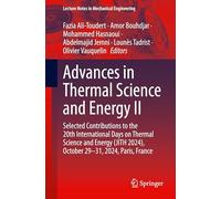 Advances in Thermal Science and Energy II: Selected Contributions to the 20th International Days on Thermal Science and Energy (JITH 2024), October 29-31, 2024, Paris, France