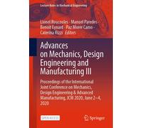 Advances On Mechanics, Design Engineering And Manufacturing Iii