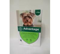 ADVANTAGE¹ chien dog protection externe flea 1-40 kg XS-S-M-L-XL 4 tubes