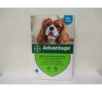 ADVANTAGE¹ chien dog protection externe flea 1-40 kg XS-S-M-L-XL 4 tubes