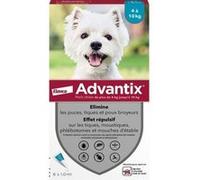 Advanti Chien Solution Antiparasitaire Petite Race 4 a 10kg 6 pipettes