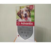 ADVANTIX¹ 250 chien 10-25 kg protection puce tique leishmaniose bte 4 pipettes
