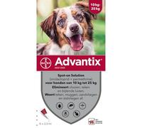 Advantix Chien Moyen - 10 à 25 kg - 6 pipettes