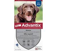 Advantix Grand Chien Anti-Puces Et Anti-Tiques 25-40kg 6 Pipettes