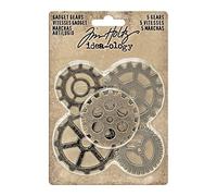 Advantus advantusidea-Ology Gadget Engrenages en métal à 2 3,8 cm, Nickel Antique, en Laiton et cuivre, d'autres, Multicolore