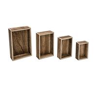Advantus Idea-Ology Vignette Boîtes en Bois - Marron