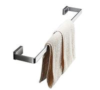 Advap Barre de Rail de Serviette en Acier Inoxydable, 40cm 50cm 60cm 70cm 70cm Tige de Serviette 80cm, Porte-Serviettes Murale pour Salle de Bain ou Cuisine, Finition en Argent brossé (Size : 50cm)