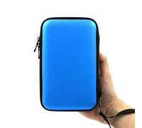 ADVcer Étui de protection rigide en EVA étanche avec dragonne détachable pour Nintendo 3DS XL, 3DS, 3DS XL, 3DS, 3DS LL, 2DS XL ou DSi, DS Lite (Bleu)