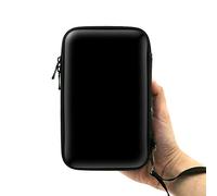 ADVcer Étui de protection rigide en EVA étanche avec dragonne détachable pour Nintendo 3DS XL, 3DS, 3DS XL, 3DS, 3DS LL, 2DS XL ou DSi, DS Lite (Noir)