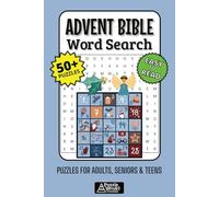 Advent Bible Word Search Puzzle Book: 50+ Easy-to-Read Christian Puzzles Reflecting Hope, Faith and Biblical Scripture for Adults, Seniors and Teens