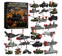 Advent Calendar 2025 with 24 Surprises, Holiday Countdown Calendar for Kids & Adults, Fun Family Christmas Decoration (OO)