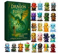 Advent Calendar 2025 with 24 Surprises, Holiday Countdown Calendar for Kids & Adults, Fun Family Christmas Decoration (KK)