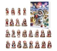 advent calendarr 2025 - Christmas Calendar Advent 2025 | 24 Days 2d Jesus Charm Calendars Adventt 2025s, Decorative Charm Home Decor For Festival Collectors Kids Adults Indoor Outdoor Tree Door