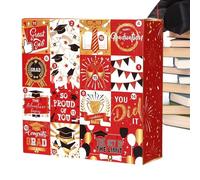 Advent Graduation Box - 2026 16 Day Countdown Fillable Gift Set | Graduation Surprise Packaging Inner Boxes Countdown Celebration Box for Students, College, Party Gift Decor,