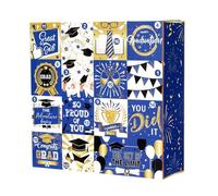 Advent Graduation Box 2026, 16-Day Self-Assembly Countdown, Grad Congratulations Packaging with Inner Compartments, and Stylish Design, Party Accessory for High School and College Graduates