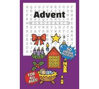 Advent Word Search: All Ages Word Search Puzzle Book with Easy to Read Print about Nativity, Christmas, Noel, and More | 6 x 9 inches, 100 pages | 50 ... Gift for Vacations, Holidays, and Free Times!