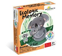 ADVENTERRA Games, Memory, Les Animaux Menacés, Jeu Enfants 2 Ans +, Educatif et Ecologique