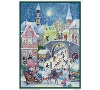 Adventskalender "Buntes Treiben an der Brücke": Papier-Adventskalender