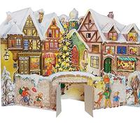 Adventskalender zum Aufstellen "An der Mauer": Papier-Adventskalender