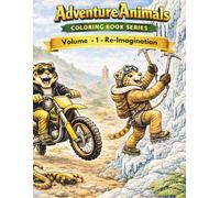Adventure Animals Coloring Book Series: Volume 1 - Re-Imagination