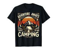 Adventure Awaits Tenue de randonnée et de Camping Let's Find It T-Shirt
