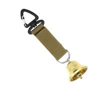 Adventure Bear Bells - Brass Dog Bells for Camping | Copper Nylon Abs Build, Loud Alert Sound, Portable Gear for Climbing, Fishing, Park, Picnic, Survival, Bushcraft and Outdoor Use