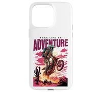 Adventure Dirt Bike Rider mud Road Action Art Coque pour iPhone 15 Pro Max