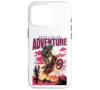 Adventure Dirt Bike Rider mud Road Action Art Coque pour iPhone 16 Pro