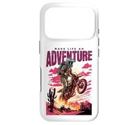 Adventure Dirt Bike Rider mud Road Action Art Coque pour iPhone 17 Pro