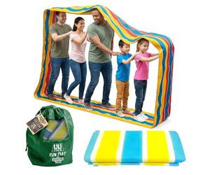 Adventure Game® Tapis Infini | Jeu Team Building | Course | Travail d'équipe | Rapidité | Extérieur | Adultes | Enfants | Fête | Activité de Groupe | Coordination | 100% Fun | Originalcup®