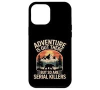 Adventure is Out There Ours de Camping Amusant Nature Vintage Coque pour iPhone 12 Pro Max