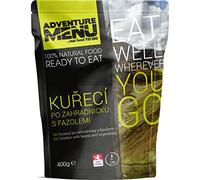 Adventure Menu Nourriture d'extérieur pour poules sur le jardin avec haricots