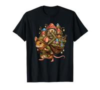 Adventure Mouse Portant Une Ville aux Champignons enchantés T-Shirt