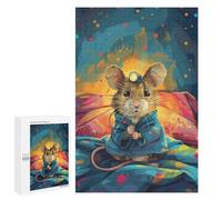 Adventure Mouse with Headlamp Puzzle 1000 Pièces Educa Jouet en Bois Cadeau Unique Décoration Intérieure Jeu Éducatif Challenge Toy Adultes Et Enfants À Partir De 14 Ans 1000 PCS