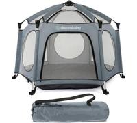 Adventure Parc Pop-Up - DREAMBABY - Tissu avec sac de transport - Housses anti-UV (utilisation extérieur) - Ø 1,3 m - H1 m