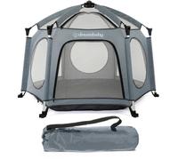Dreambaby Parc pop-up Adventure – portable avec base, intérieur et extérieur, auvent anti‑UV