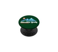 Adventure Ready Scouting America Outdoor Mountains Hiking PopSockets PopGrip Adhésif