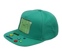 Adventure Time Casquette de Baseball, BMO réglable avec Bord Plat, Bleu Sarcelle, Taille Unique, Bleu Sarcelle, Taille Unique