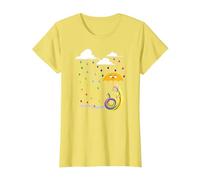 Adventure Time Lady in The Rain T-Shirt, Femme, Citron, L