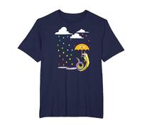 Adventure Time Lady in The Rain T-Shirt, Homme Grandes Tailles, Bleu Marine, 5X Tall