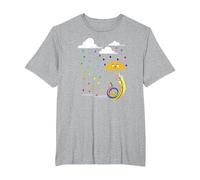Adventure Time Lady in The Rain T-Shirt, Homme Grandes Tailles, Gris Chiné, 3X Tall