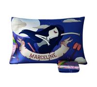 Adventure Time Marceline Princess Bubblegum Beauty Taie d'oreiller réversible en Satin Soyeux Standard 50,8 x 76,2 cm pour Cheveux et Peau (Produit sous Licence Officielle) par Franco Collectibles