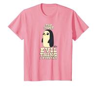 Adventure Time Most Evil Thing T-Shirt, Enfant, Rose, 12 Ans
