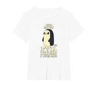 Adventure Time Most Evil Thing T-Shirt, Femme Grandes Tailles, Blanc, 1X