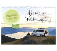 Adventure Wildcamping - Avec le camping-car autour du monde (calendrier mural 2026 DIN A4 paysage) calendrier mensuel CALVENDO